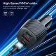 Spigen Essential EV1133 3-port car charger - black