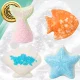 Ocean Bath Bombs, Fizzing, 4 pcs