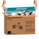 Kruzzel 12\" Kids Balance Bike, Black