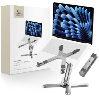 Tech-Protect ULS200 Universal Laptop Stand for Laptops up to 16" - Silver