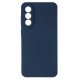 Samsung Galaxy A56 ( SM-A566B / DS ) Matt Silicone Color Case Cover, Blue