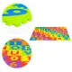 Ecotoys EVA Foam Puzzle Play Mat with Letters and Numbers 178x178 cm