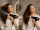 Hair Dryer 2200W with 3 Temperature Settings and Ionization, Black