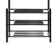 Ruhhy Freestanding Clothes Rack with Shoe Shelves