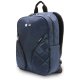 BMW Nylon Pockets & Metal Logo 16\" Laptop Backpack - Navy Blue