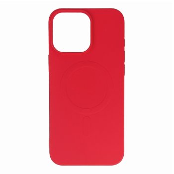 Liquid Silicone Case MagSafe iPhone 16 Pro Max - red