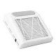 Nail Dust Collector 80W Professional Manicure Dust Extractor with Reusable HEPA Filter