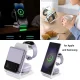 Wireless Charging Stand CHOETECH 3-in-1 15W, White