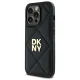 DKNY iPhone 14 Pro Max Case Quilted Stack Logo, Black
