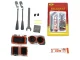 Vulcanisation Kit For Bicycle Inner Tubes Repair Patches With Spoons Glue
