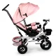 Ecotoys Delux Kids Tricycle with 360° Rotating Seat, Pink