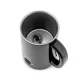Huslog Electric Milk Frother and Steamer, 4-in-1 Hot and Cold Foam Maker, Glossy