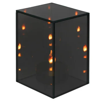 Zortiva 3D LED Mirror Lantern, 10 x 10 x 15 cm, Battery Operated