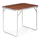 MultiGarden GMFC-FY8060 WODERN Folding Camping Table 80x60 cm, Brown