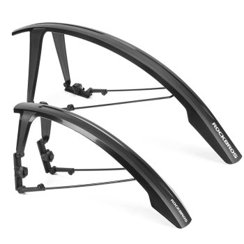 Rockbros FK-892 Adjustable Bicycle Fenders, Black