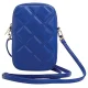 Guess Zip Quilted 4G Phone Bag, Blue