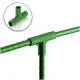 11mm 3-Way Plant Stake Connectors Plonos PL-941 4 Pcs, Green