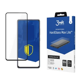 Samsung Galaxy S20 FE 5G / S20 Lite Black 3MK Hard Glass Max Lite Tempered Fullscreen Protector