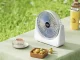 Portable Desk Fan, Quiet USB Rechargeable Cordless Fan with 3 Speeds