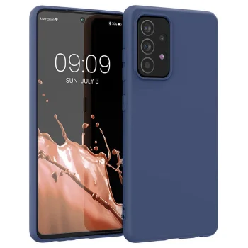Silicone Case for Samsung Galaxy A22 4G, Blue