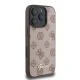 Guess Peony Script MagSafe case for iPhone 16 Pro Max - brown