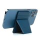 Uniq Lyft magnetic phone stand snap-on stand and card holder blue/blue