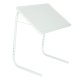 Foldable and Adjustable Laptop Table, 69 cm, White
