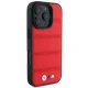 BMW iPhone 16 Pro Case M Perforated And Stitched Line MagSafe, Red