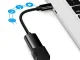 USB-C to USB-A 3.0 OTG adapter for phone, durable, black