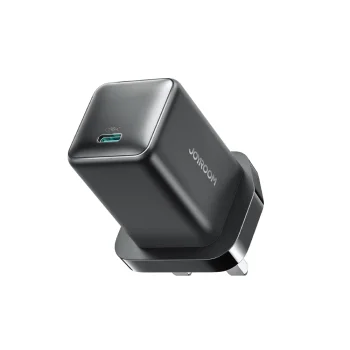 Joyroom JR-TCG18 65W GaN Wall Charger 1 x USB-C (UK Plug) - Black