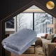 Ruhhy 26225 Electric Heated Blanket Throw, 180x130cm, Grey