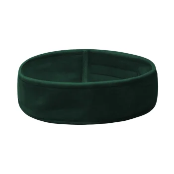 Velour Cosmetic Headband, Bottle Green