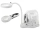 2-in-1 Desktop and Handheld Magnifier with LED Light and Interchangeable Lenses (2.5x, 5x, 16x)