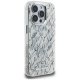 Karl Lagerfeld IML Karl Script Pattern MagSafe Case for iPhone 16 Pro, White