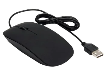 USB Slim Optical Mouse 1200 DPI, black