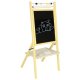 Children\'s Double-sided Magnetic Wooden Drawing Board with Accessories, 46x43x89 cm
