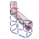 Portable Kids Arcade Basketball Game with 2 Balls and Pump KX3002