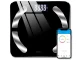 Smart Bluetooth Body Fat Scale, Digital Bathroom Scale 180 kg, Black