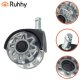 Ruhhy Office Chair Wheels 25280, Set of 5, Safe for All Floors, Grey