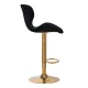 4Rico QS-B15 Bar Stool, Black Velvet
