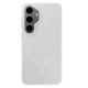 3mk Smoke MagCase for Samsung Galaxy S25 - White Transparent
