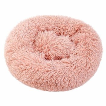 Plush Pet Bed for Dogs and Cats 60 cm, Pink