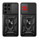 Samsung Galaxy S24 Ultra (SM-S928) Armor Guard TPU Hybrid Camshield Case Cover, Black