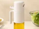 Glass Oil and Vinegar Sprayer Dispenser, 210ml, Grey