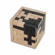 Kruzzel Wooden Logic Puzzle Cube, 7x7x7 cm