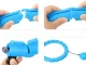 Weighted Smart Hula Hoop with Massage Nodes, Adjustable, Blue