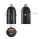 Orico MiniRing 30W USB-A & USB-C Car Charger - Black