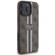 Чехол Guess 4G Printed Stripes MagSafe для iPhone 16 Pro Max - коричневый
