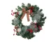 Christmas garland decoration door wall