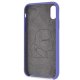 Karl Lagerfeld Silicone Case for iPhone X / Xs, Purple